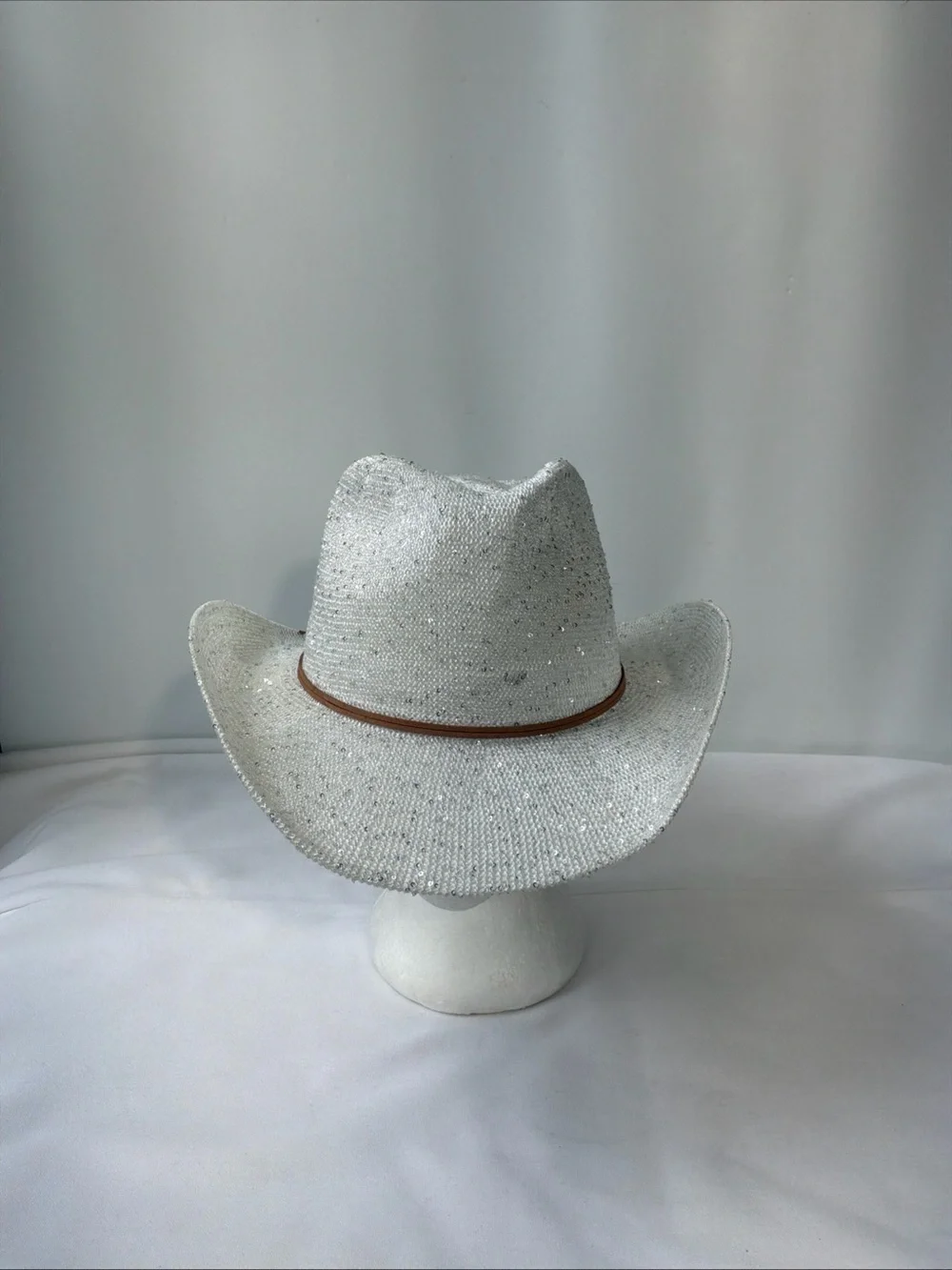 C.C Women's Cowgirl Cowboy Rhinestone String Band Cowboy Hat